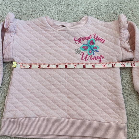 Disney Pink Quilted Kids Encanto Sweatshirt Size 4T - Picture 4 of 6